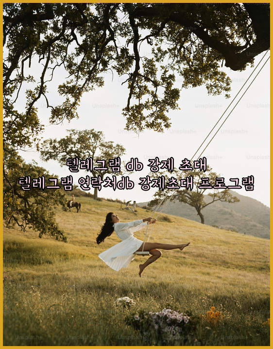 텔레그램 db 강제 초대